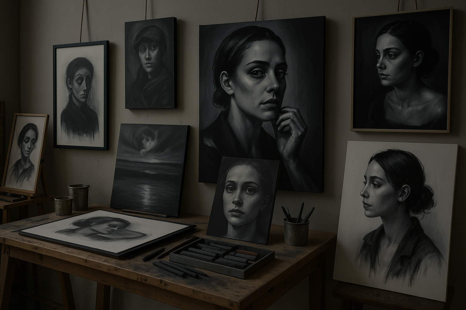 Quadri a Carboncino 2025: Guida Definitiva per Artisti e Collezionisti