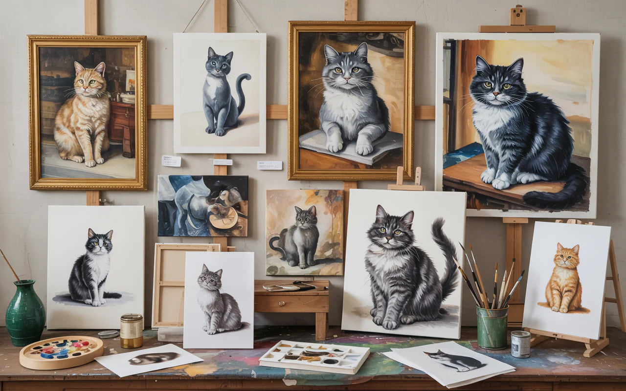 Dipinti di Gatti: La Guida Definitiva per Collezionisti nel 2025