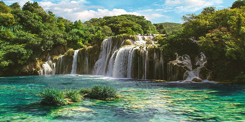 Waterfall in Krka National Park, Croatia
