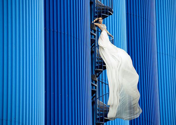 Unconventional Womenscape #5, Indigo