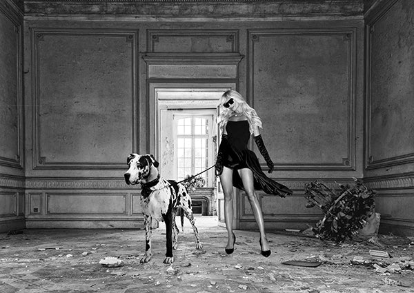 Unconventional Womenscape #7, In the Palace (BW)