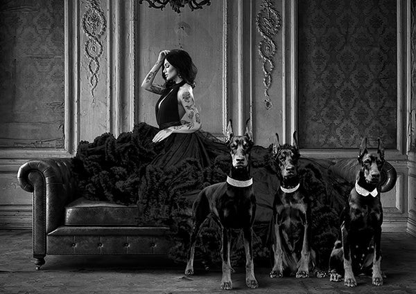 Dark Lady and her Pets