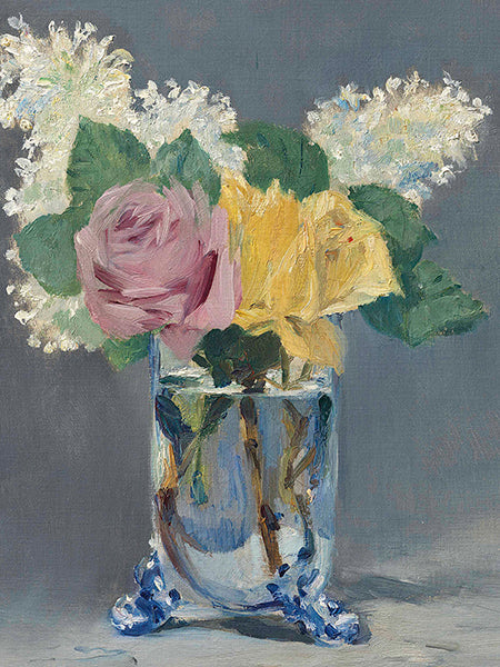 Lilas et roses