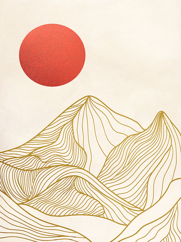 Sunset on the Mountains I