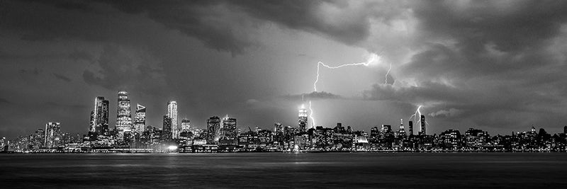 Storm over New York City (B&W)