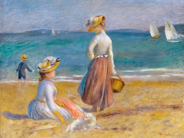 Figure sulla Spiaggia di Auguste Renoir