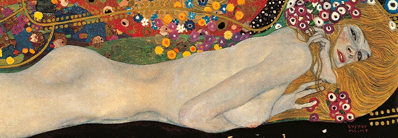 Serpenti Marini II Dettaglio di Gustav Klimt