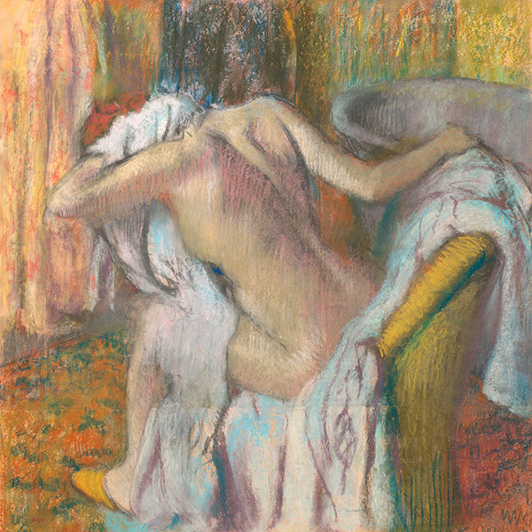 After the Bath, Woman Drying Herself