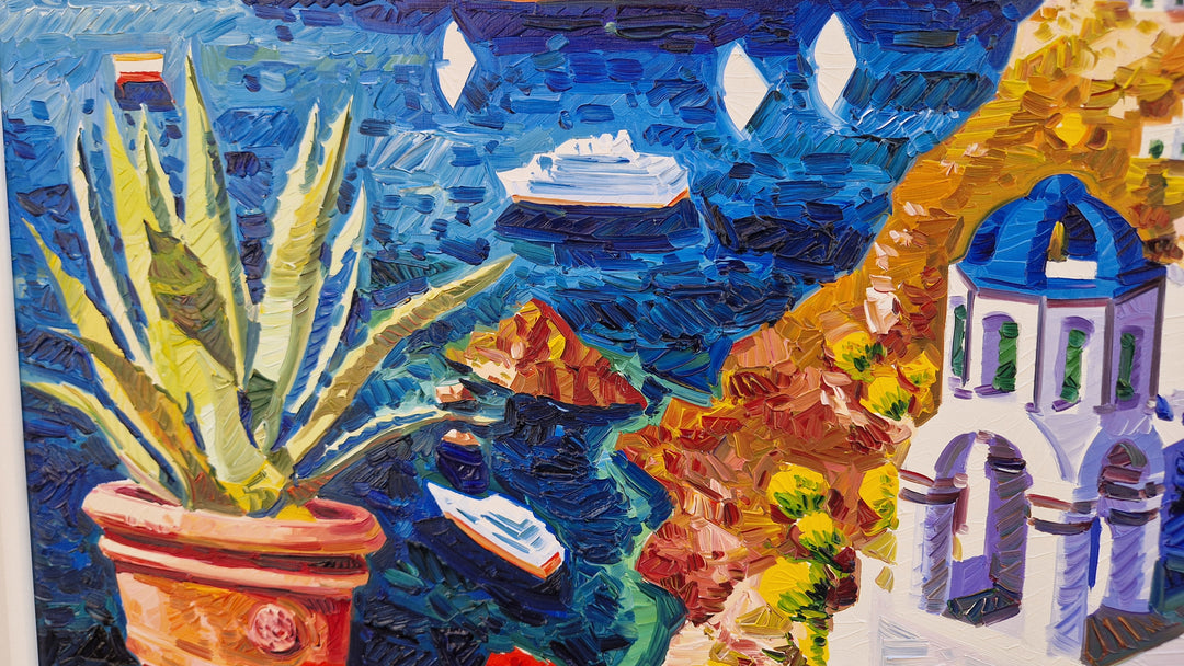 Santorini si svela in un sogno di colori