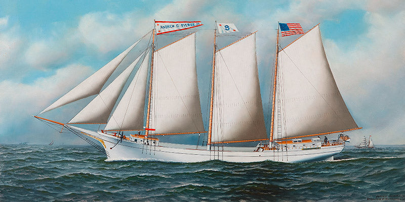 Three Masted Schooner 'Andrew C. Pierce'