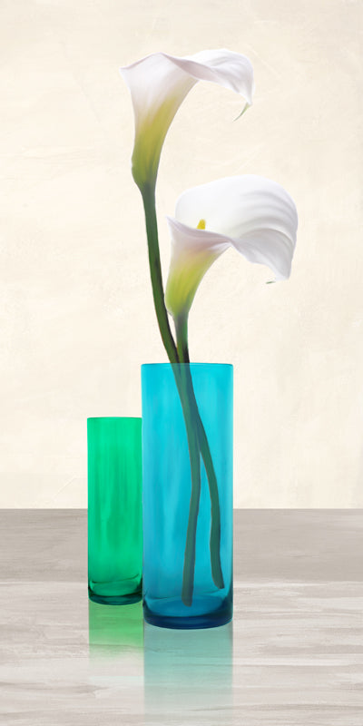 Callas in crystal vases I