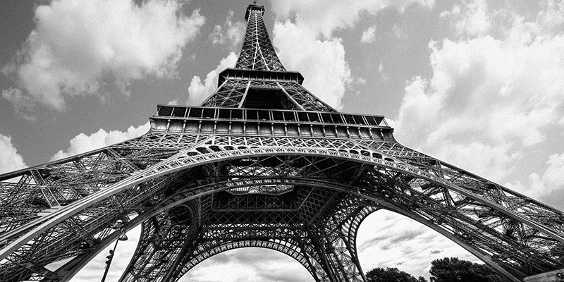 The Eiffel Tower in spring