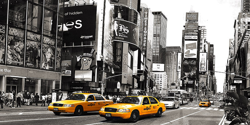 Taxi in Times Square, NYC