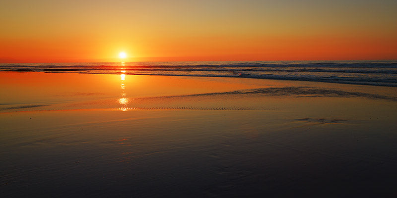 Sunset impression, Taranaki, New Zealand