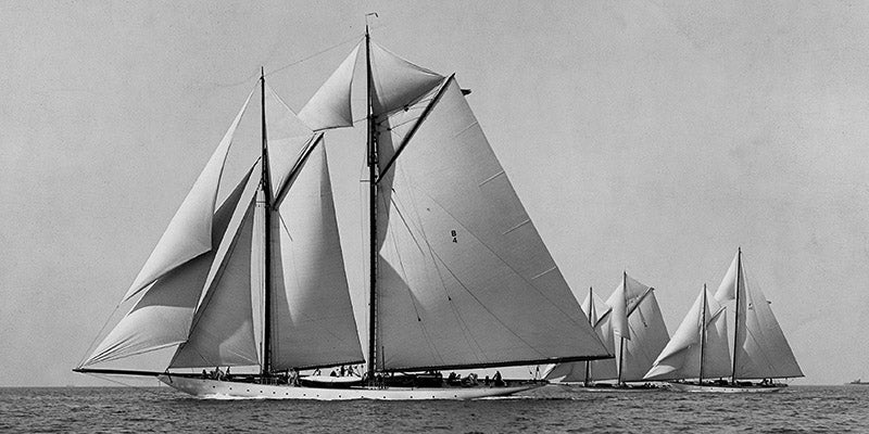 Schooner Race (detail)