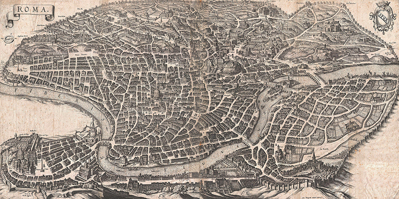 Panoramic View of Rome, 1640