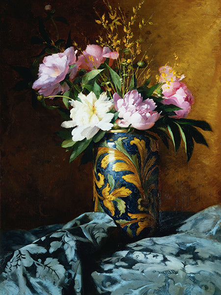 Peonies in a Vase (detail)