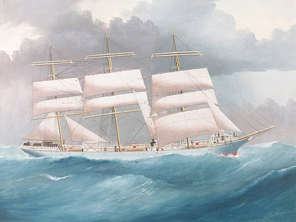 The Ship Brynymor at Sea