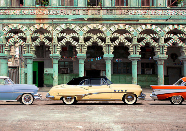 Cars parked in Havana, Cuba