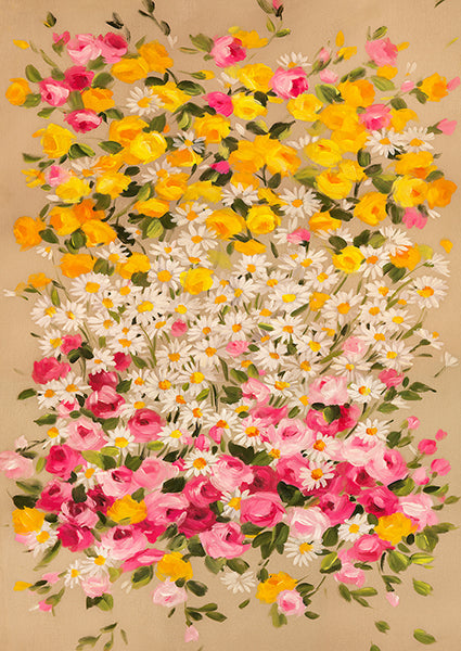 Festone di Fiori (beige)