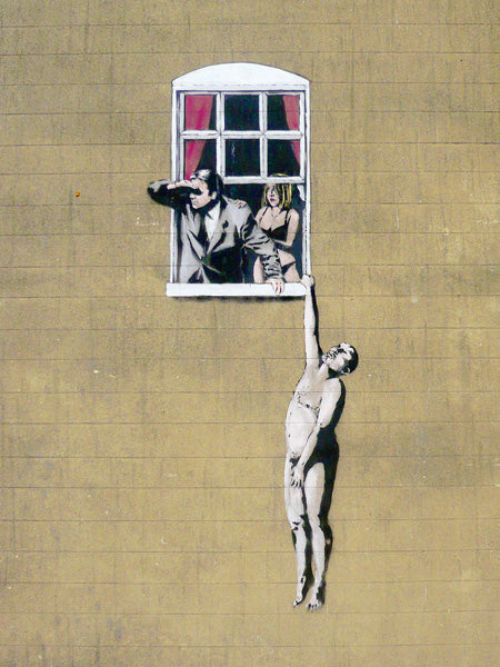 Park Street, Bristol (graffiti attributed to Banksy)