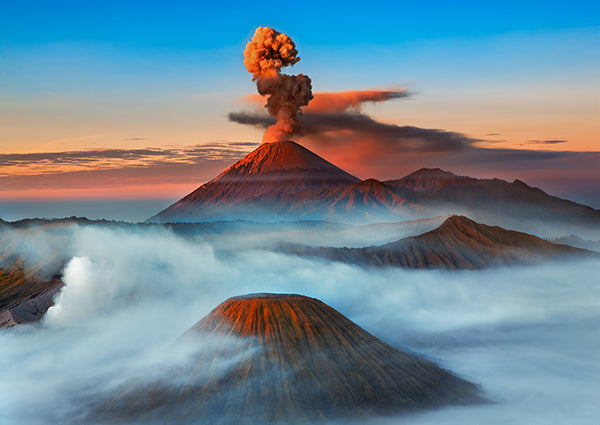 Semeru, Bromo, Batok Volcanoes, Java, Indonesia