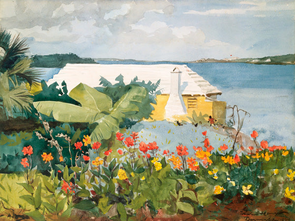 Flower Garden and Bungalow, Bermuda