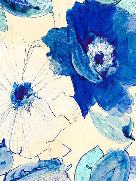 Toile Fleurs I
