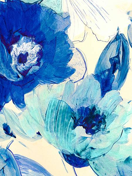 Toile Fleurs II
