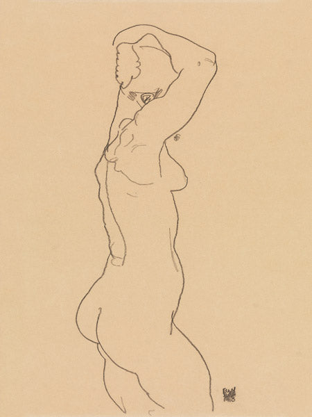 Standing Nude, Facing Right