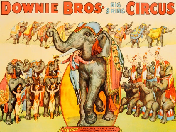 Downie Bros. Big 3 Ring Circus, 1935