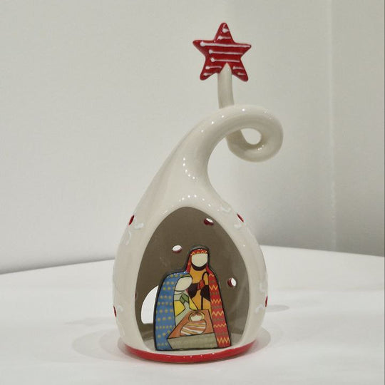 Presepe zucchetta stella rossa