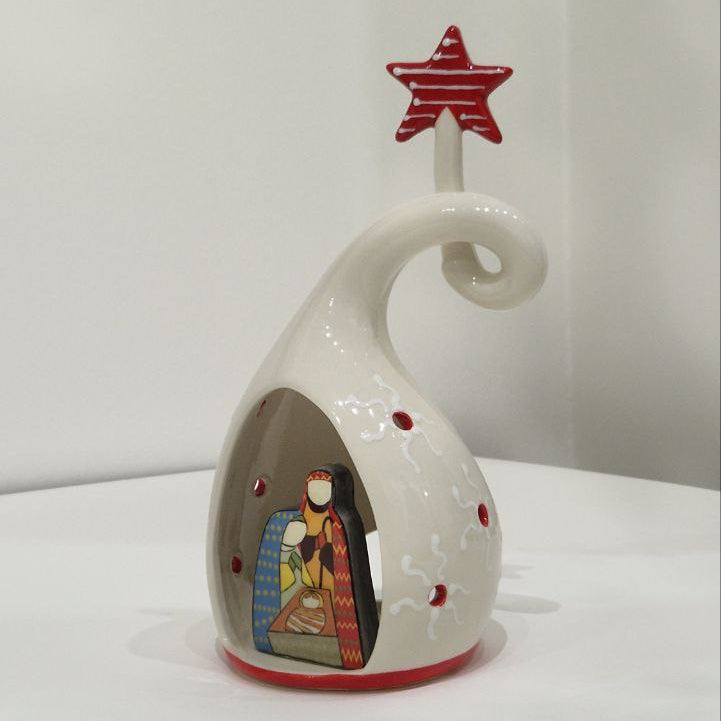 Presepe zucchetta stella rossa