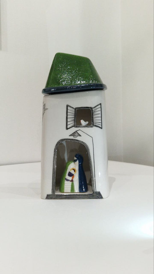 Portacandele Natività Graffiti