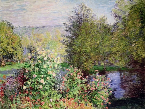 Un Angolo del Giardino a Montgeron di Claude Monet