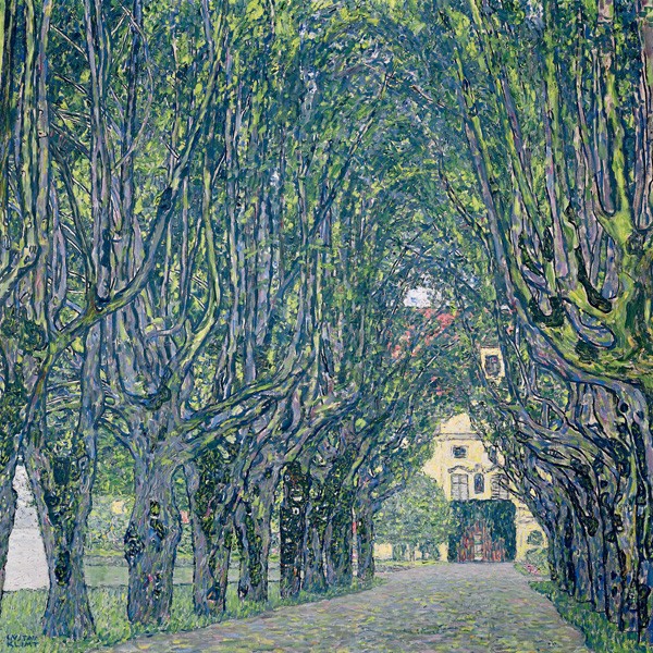 Viale nel Parco del Castello di Kammer di Gustav Klimt