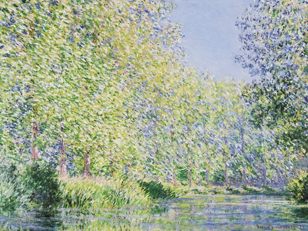 Curva del Fiume Epte Vicino a Giverny di Claude Monet