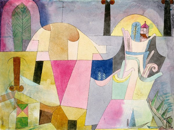 Colonne Nere in un Paesaggio di Paul Klee