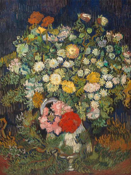 Bouquet di fiori in un vaso di Vincent Van Gogh