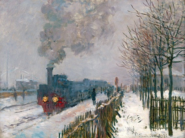 Il Treno nella Neve di Claude Monet