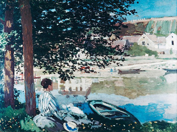 Sulla Senna a Bennecourt di Claude Monet