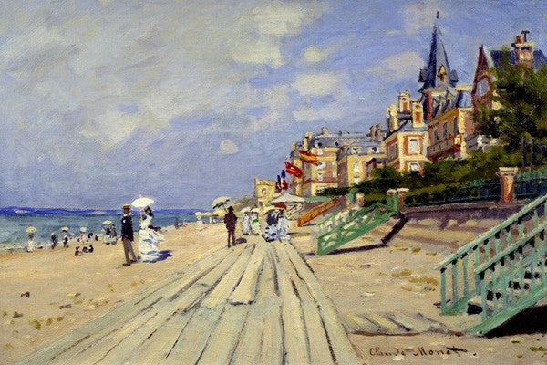 Spiaggia di Trouville di Claude Monet