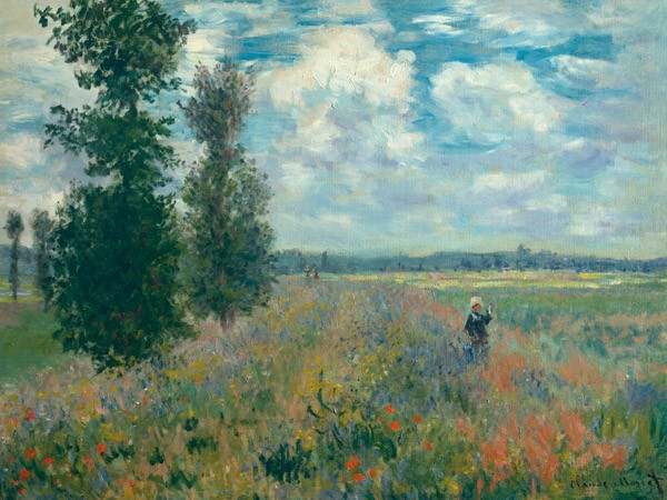 Campi di Papaveri Vicino ad Argenteuil di Claude Monet