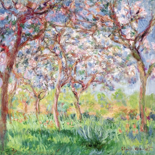 Primavera a Giverny di Claude Monet