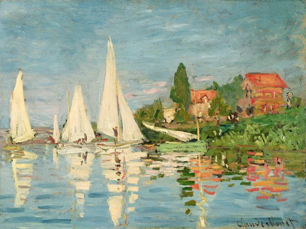 Regata ad Argenteuil di Claude Monet