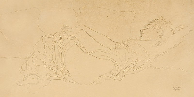 Donna Dormiente di Gustav Klimt