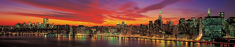 Sunset Over New York Richard Berenholtz