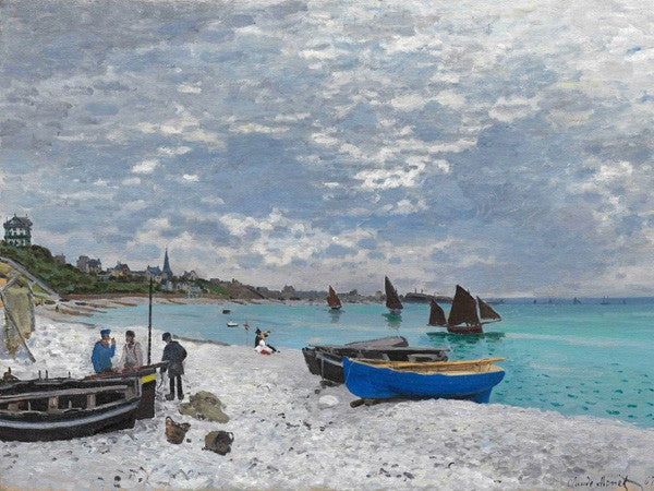 La Spiaggia di Sainte-Adresse di Claude Monet