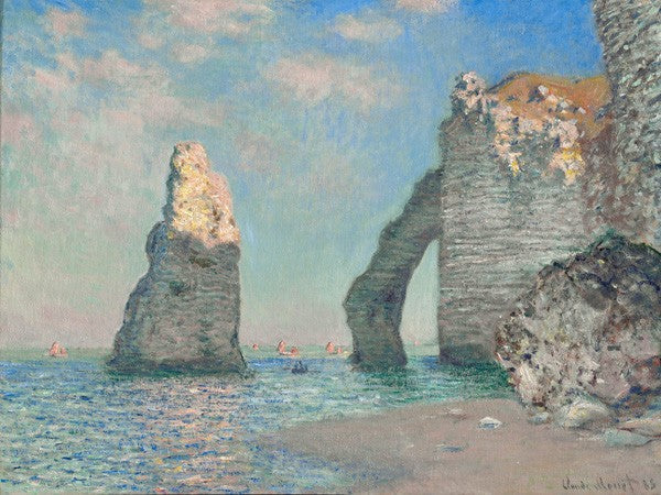 Le Scogliere di Étretat di Claude Monet