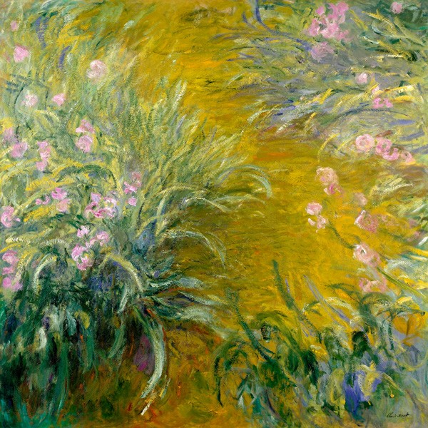 Il Sentiero tra gli Iris di Claude Monet